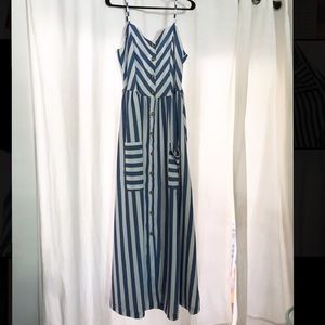 Button down dress with pockets